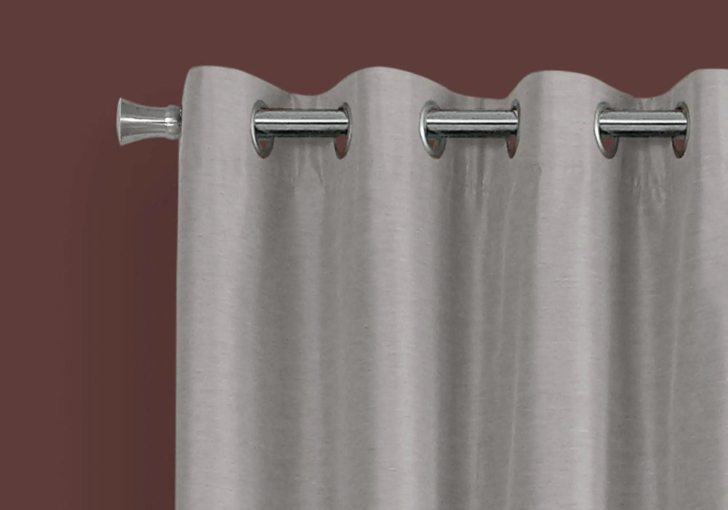2-Piece Curtain Set room darkening grommet panels gray by Unique Piece Furniture on Tampa Home & Garden Store
