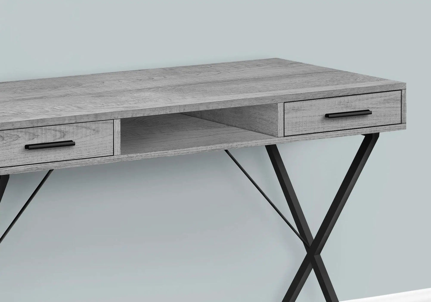 Contemporary Laptop Desk with Storage Drawers