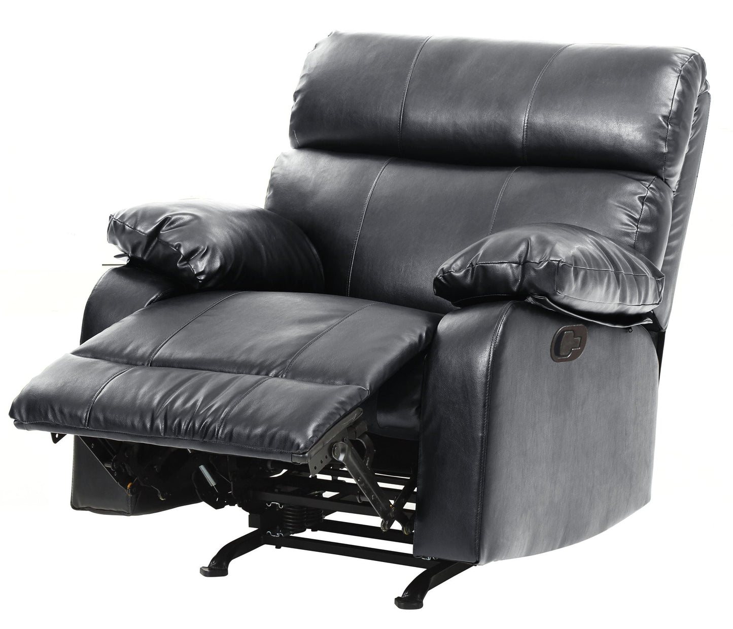 Modern Pub Back Rocker Recliner and Steel Frame