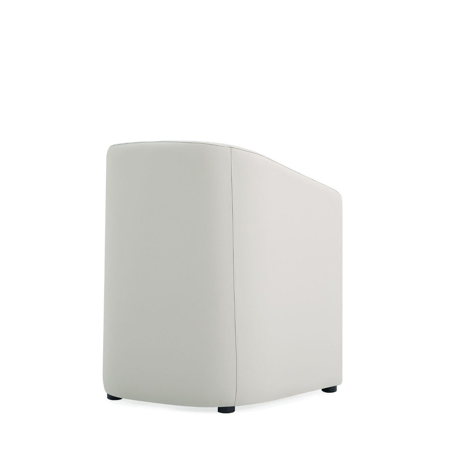 Anna and Modern Round Vegan Dining Armchair