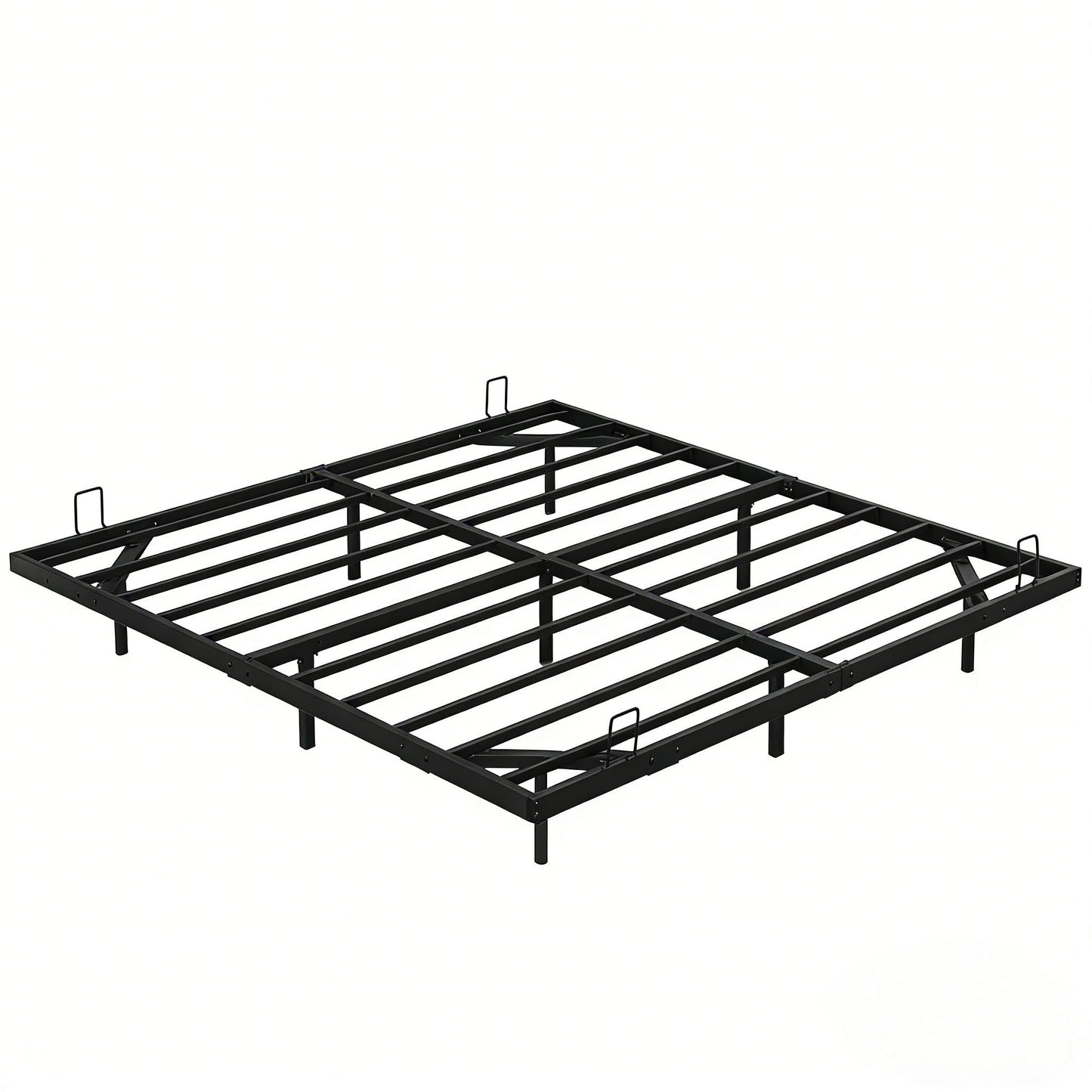 Modern Floating Bed Frame with LED Lights
