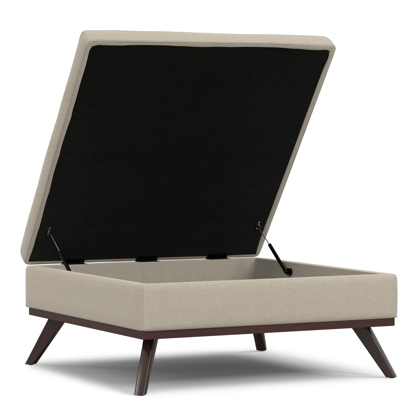 Owen square coffee table storage ottoman taupe lift-top by Unique Piece Furniture on Tampa Home & Garden Store