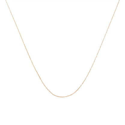 10K yellow gold 0.5mm slim unisex rope chain necklace 18 inch by Bids.com on Tampa Home & Garden Store