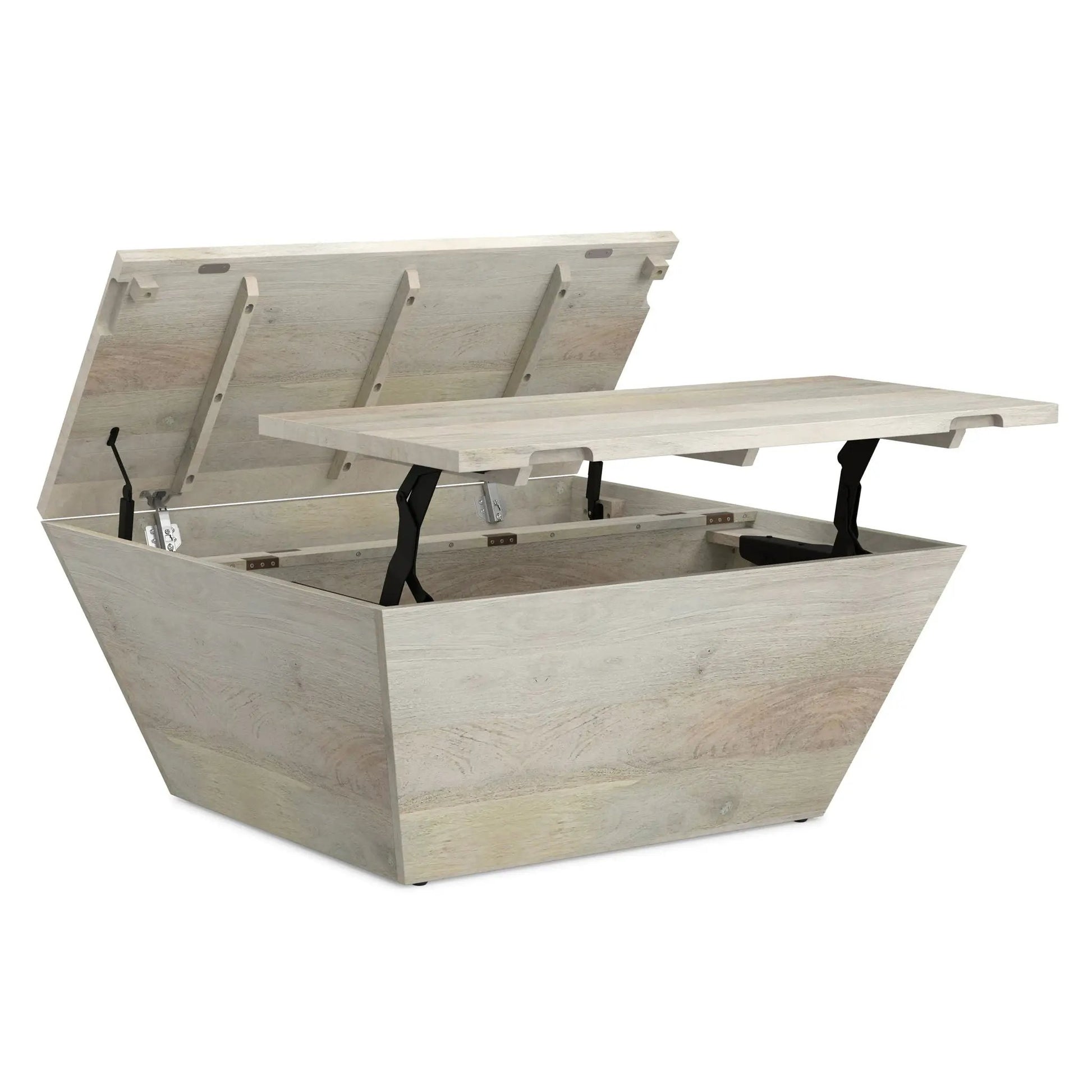 Abba Handcrafted Coffee Table by Unique Piece Furniture with lift-top storage on Tampa Home & Garden Store