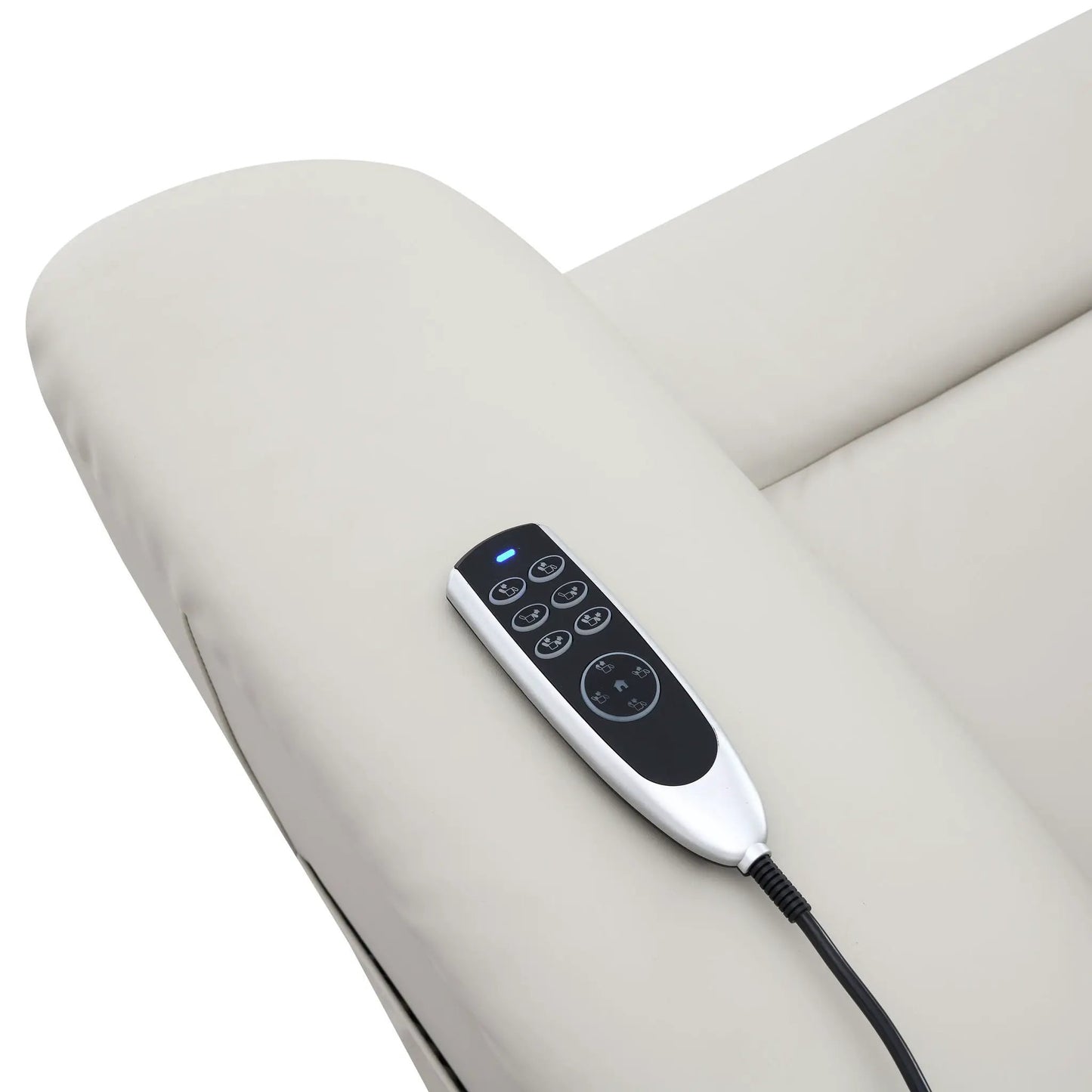 Marsha Silicone Leather Power Recliner With Lift