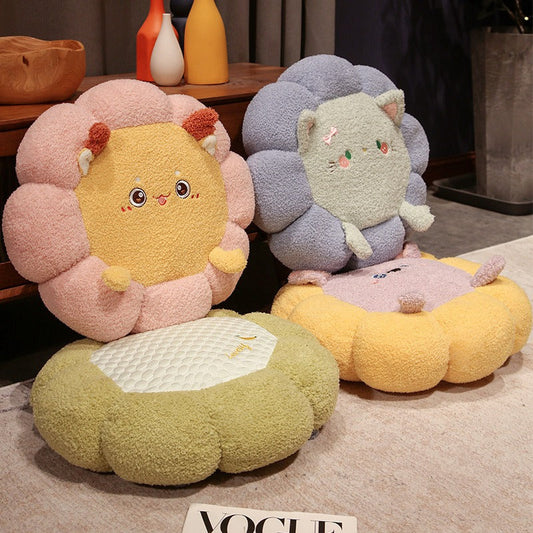 Cool été glace haricot coussin dessin animé futon tatami fesses coussin étudiant chaise de bureau canapé coussin