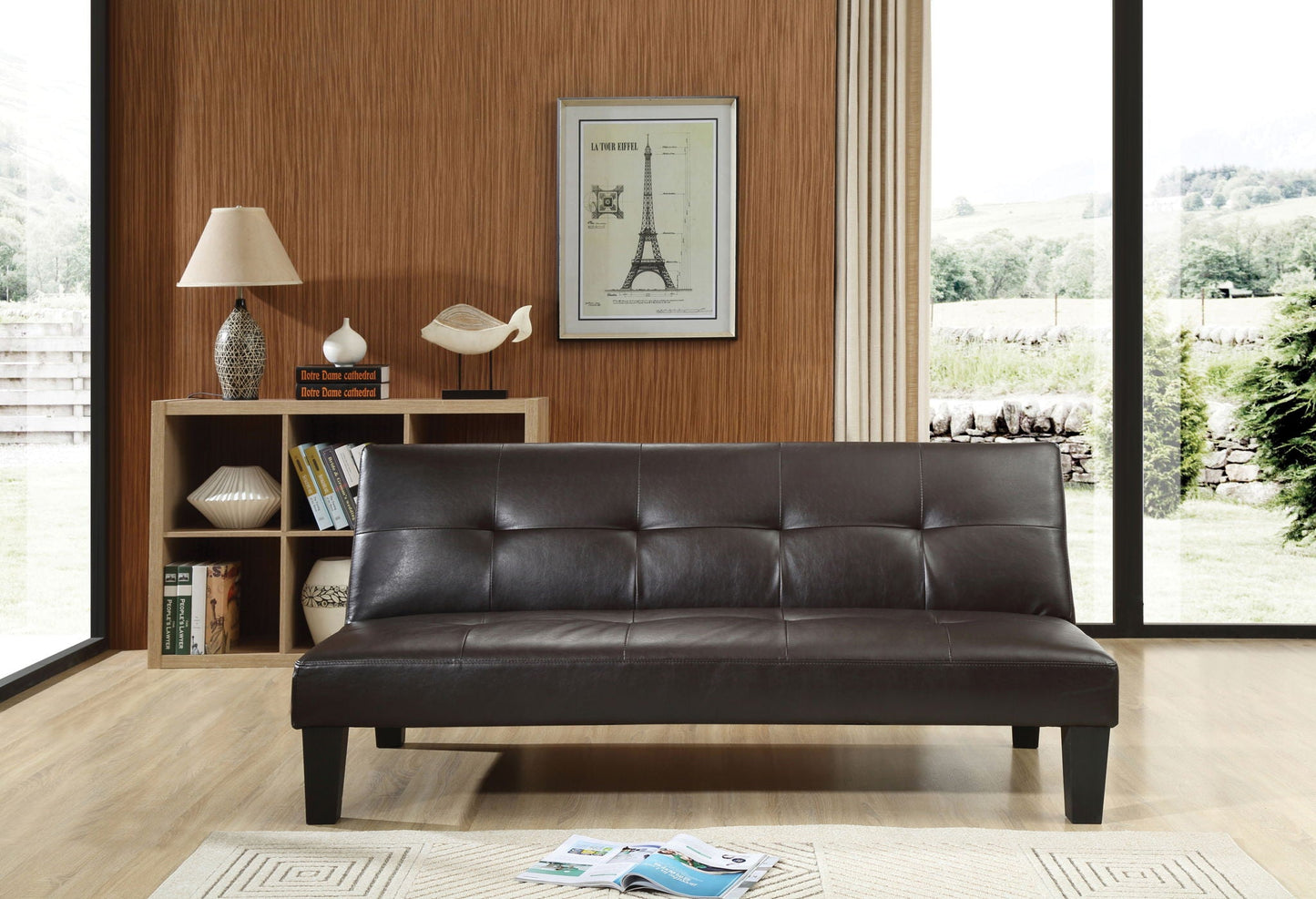 Alan and the Adjustable Button Tufted Panel Bed