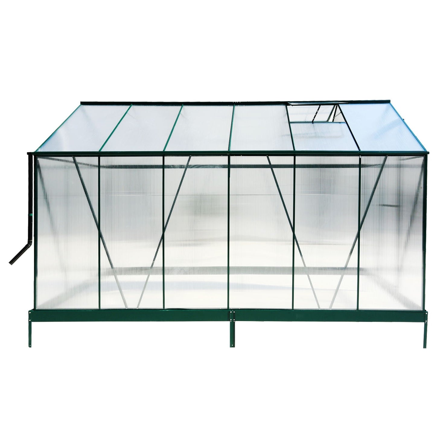 Heavy Duty Polycarbonate Greenhouse Kit and Door