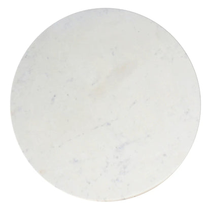 Osborne Dining Table round marble top with pale gray veining by Unique Piece Furniture on Tampa Home & Garden Store