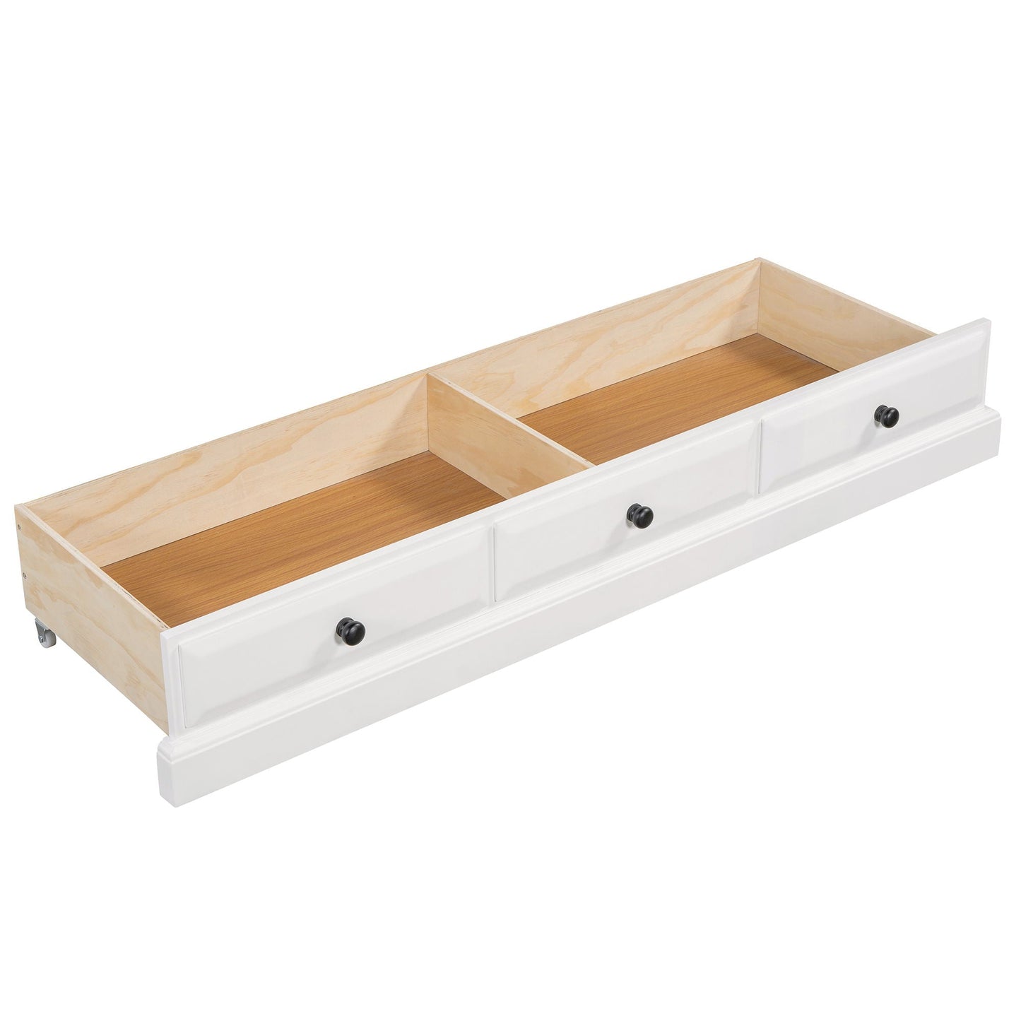 Solid pine Murphy bed chest cube cabinet with white case and large storage drawers on Tampa Home & Garden Store