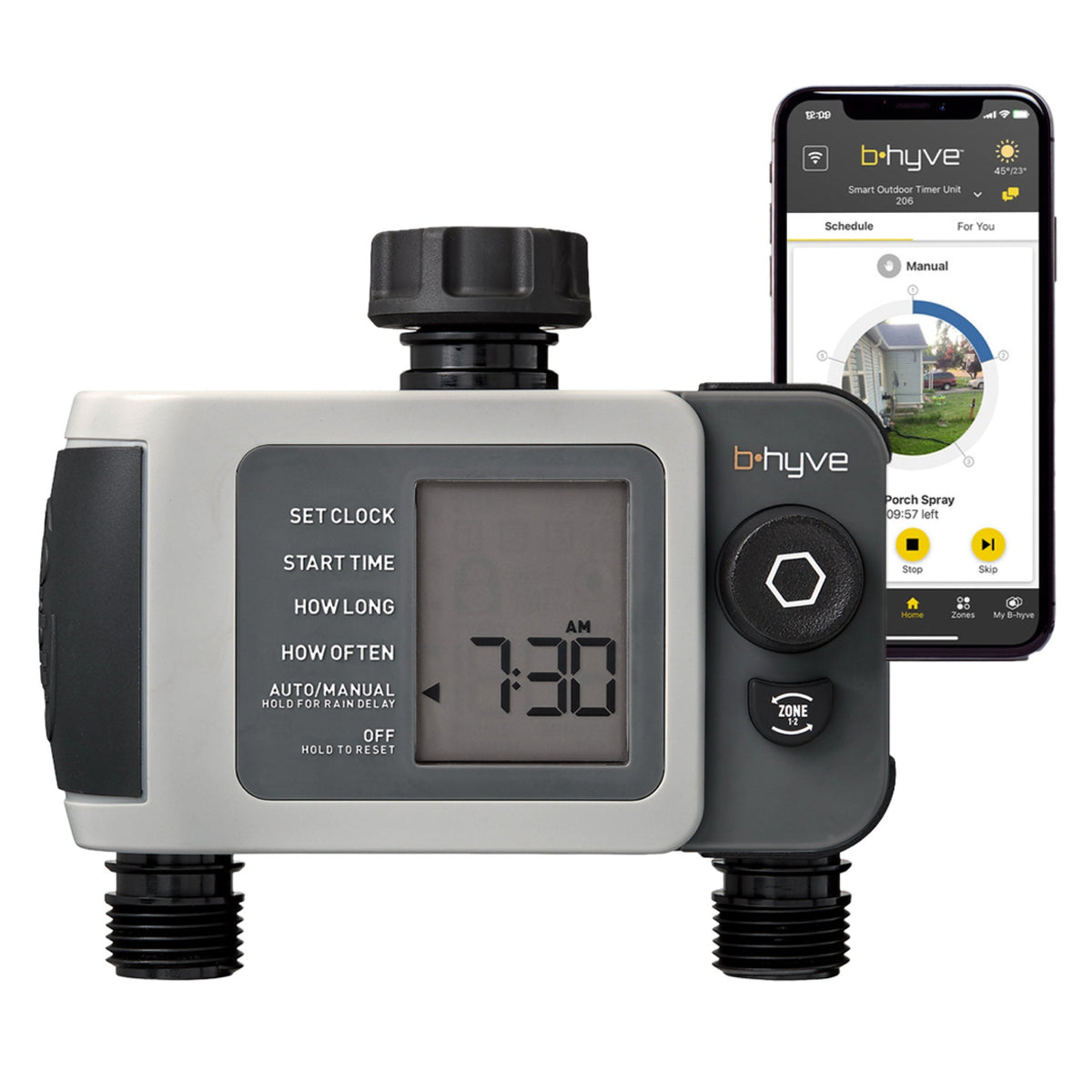 B-Hyve XD Bluetooth Hose Faucet Timer by Orbit Irrigation, smart sprinkler control on Tampa Home & Garden Store