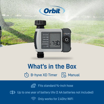 B-Hyve XD Bluetooth Hose Faucet Timer, 1 Outlet, Orbit Irrigation on Tampa Home & Garden Store