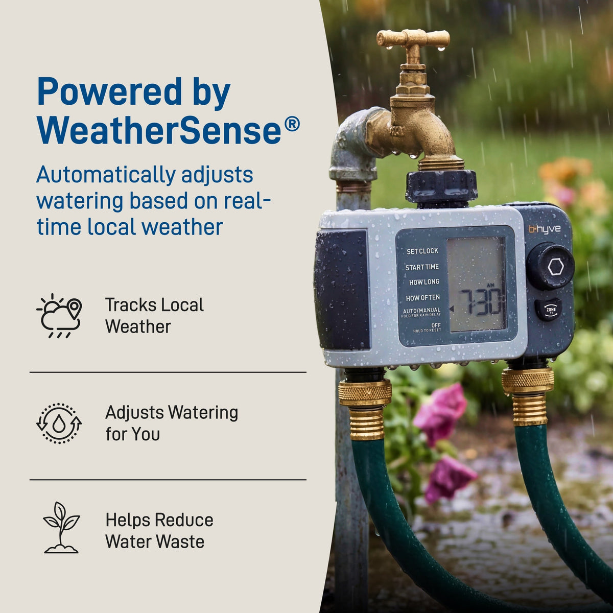 Bhyve XD Bluetooth Hose Timer with Hub by Orbit Irrigation; WeatherSense enabled on Tampa Home & Garden Store