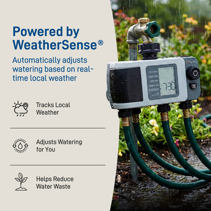 B-Hyve XD Bluetooth four-outlet hose timer with hub sprinkler control by Orbit Irrigation on Tampa Home & Garden Store