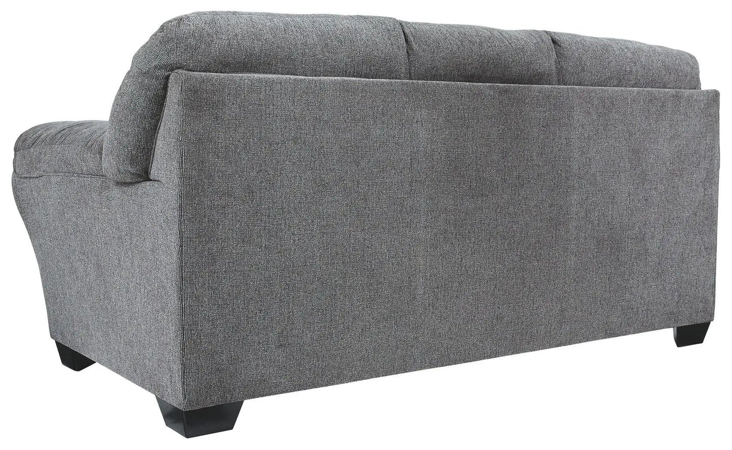 Allmaxx Pewter Sofa by Unique Piece Furniture, stationary gray fabric with square arms on Tampa Home & Garden Store