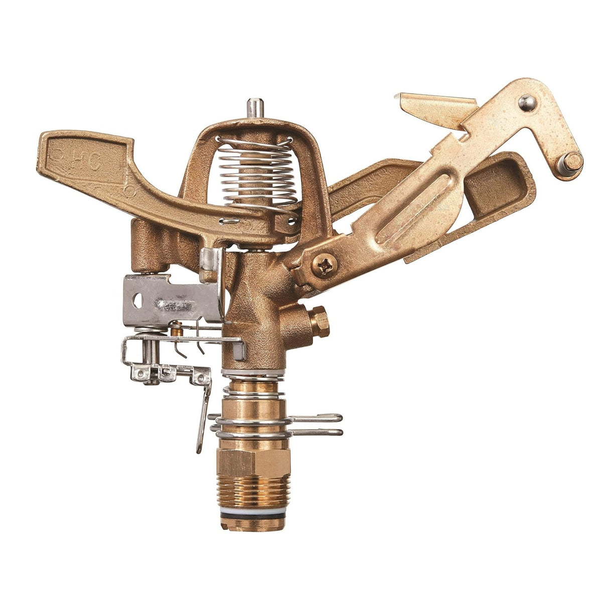 Three-quarter inch MPT impact sprinkler head by Orbit Irrigation bronze with coil spring on Tampa Home & Garden Store