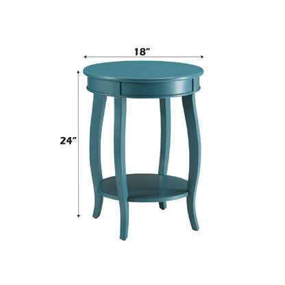 Aberta Storage Accent Table with Solid Wood Legs