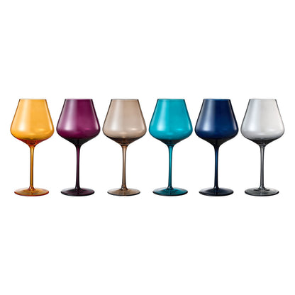 the Stagioni Autumn Stemmed Wine Glasses Set