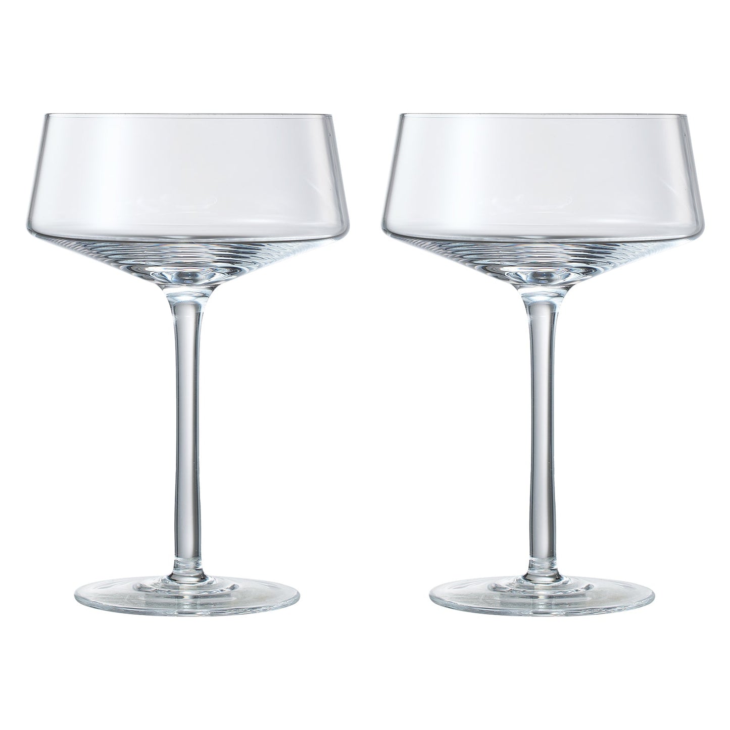 Set of Two Spritz Martini Cocktail Glasses