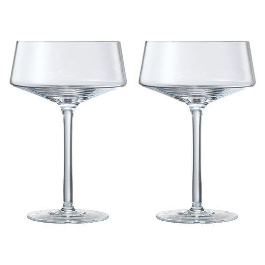 Set of Two Spritz Martini Cocktail Glasses