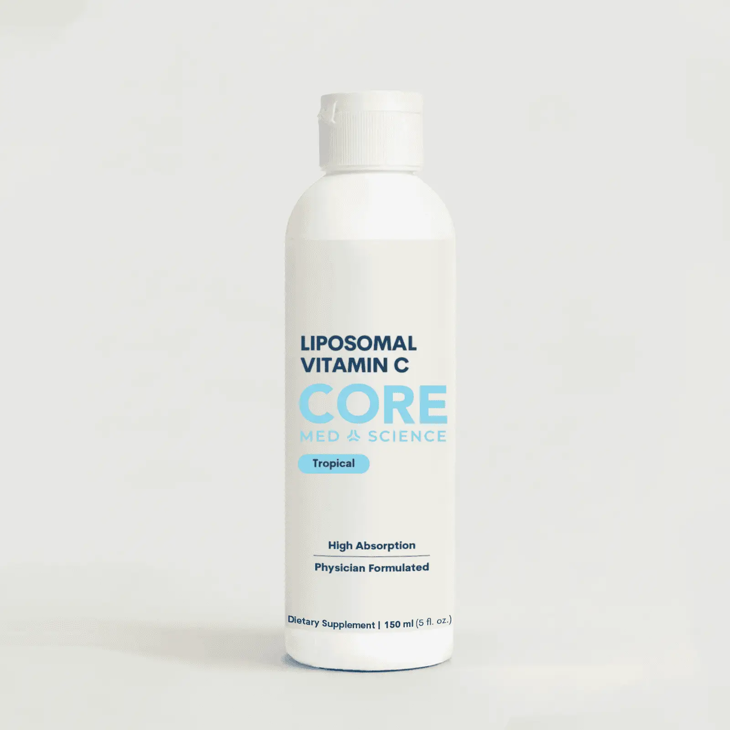 Liposomal Vitamin C Liquid bottle Core Med Science tropical flavor 5 oz on Tampa Home & Garden Store
