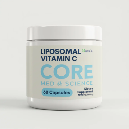 Liposomal Vitamin C capsules Core Med Science bottle, 60 capsules dietary supplement on Tampa Home & Garden Store