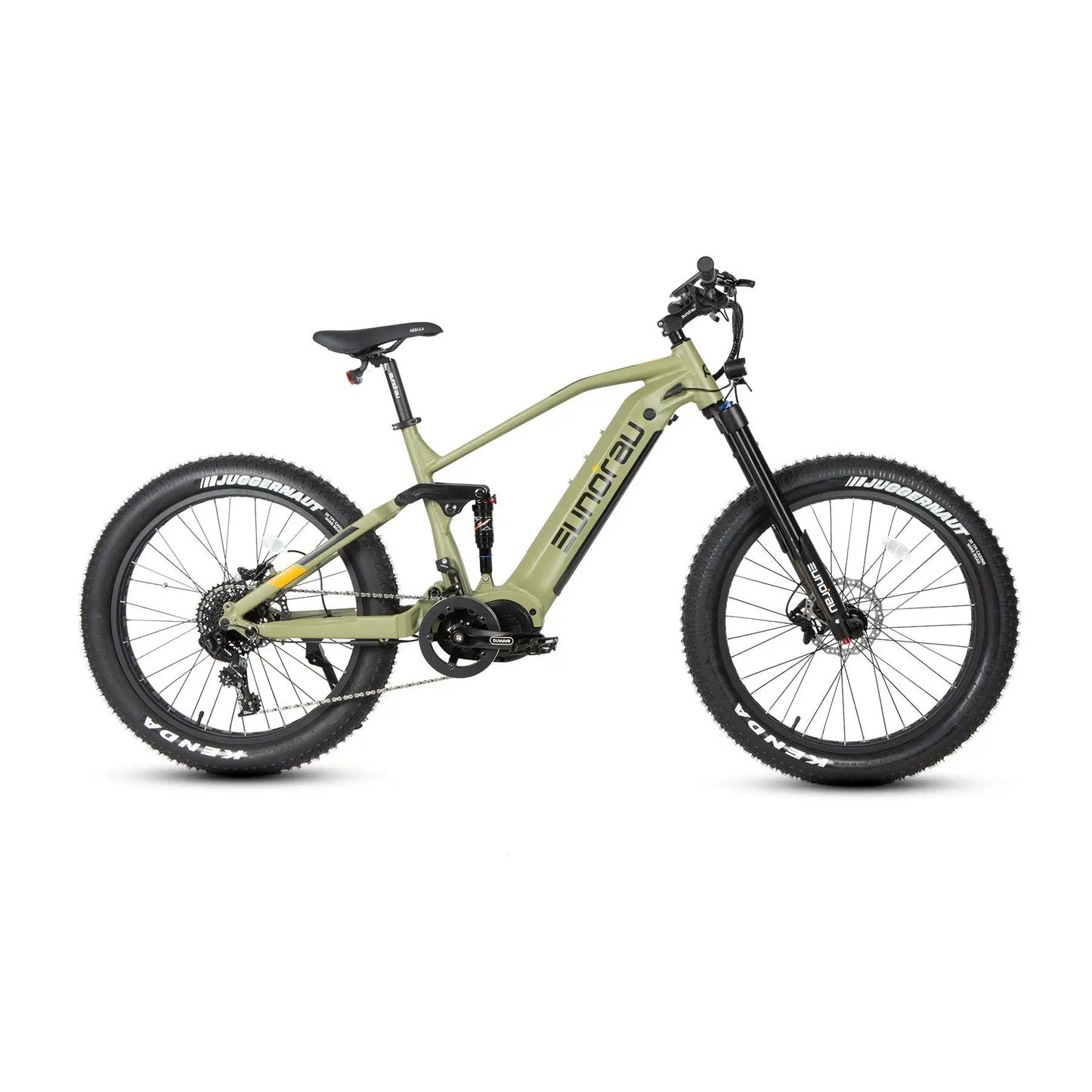 Electric bicycle Specter S 3.0 Hunter X9 fat-tire bike in olive green with front suspension on Tampa Home & Garden Store