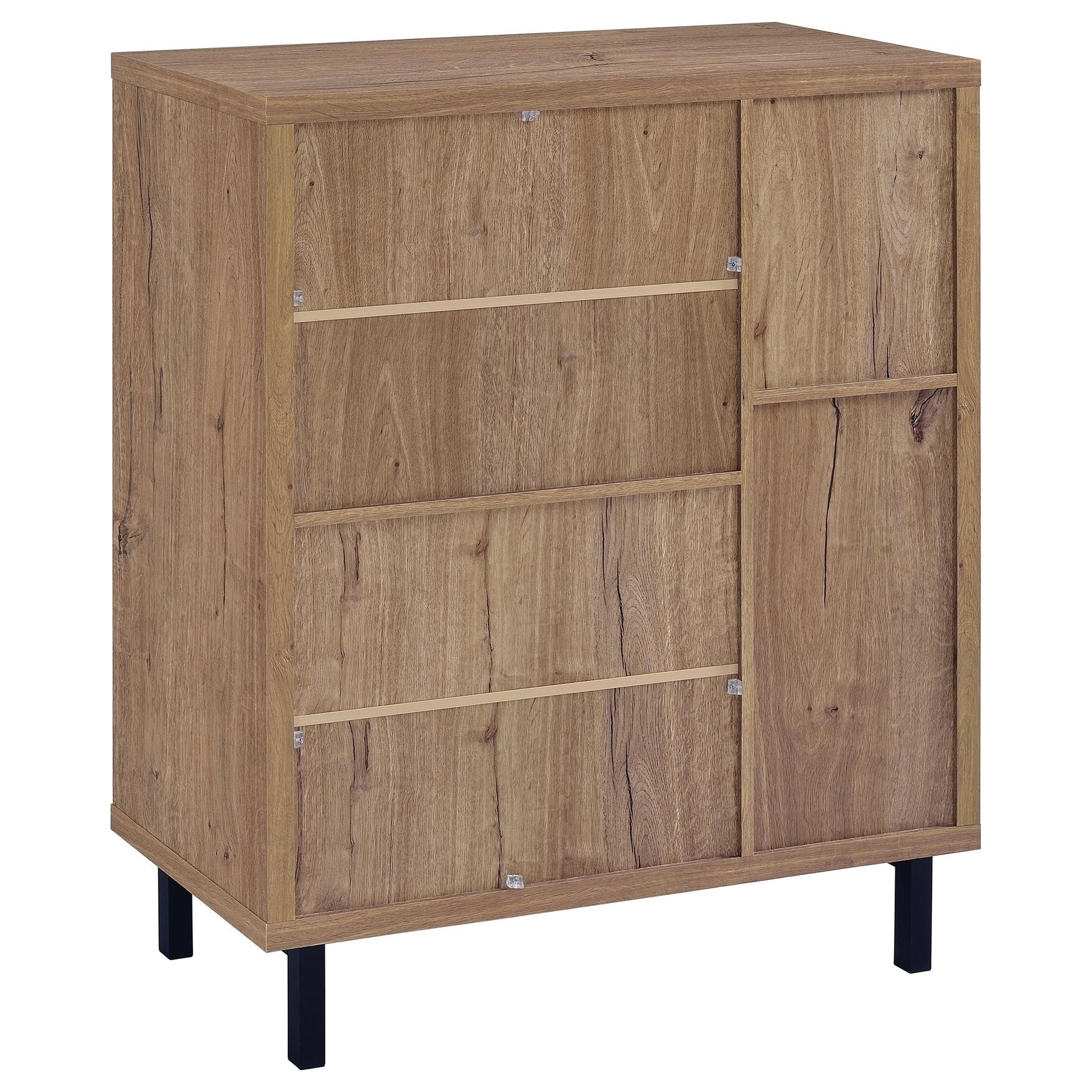Stagg 2-door shoe storage cabinet natural wood finish by HouseOfZazla on Tampa Home & Garden Store