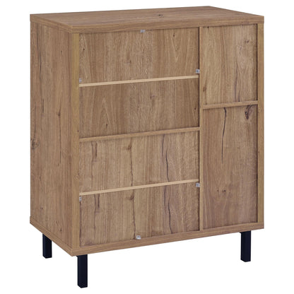 Stagg 2-door shoe storage cabinet natural wood finish by HouseOfZazla on Tampa Home & Garden Store