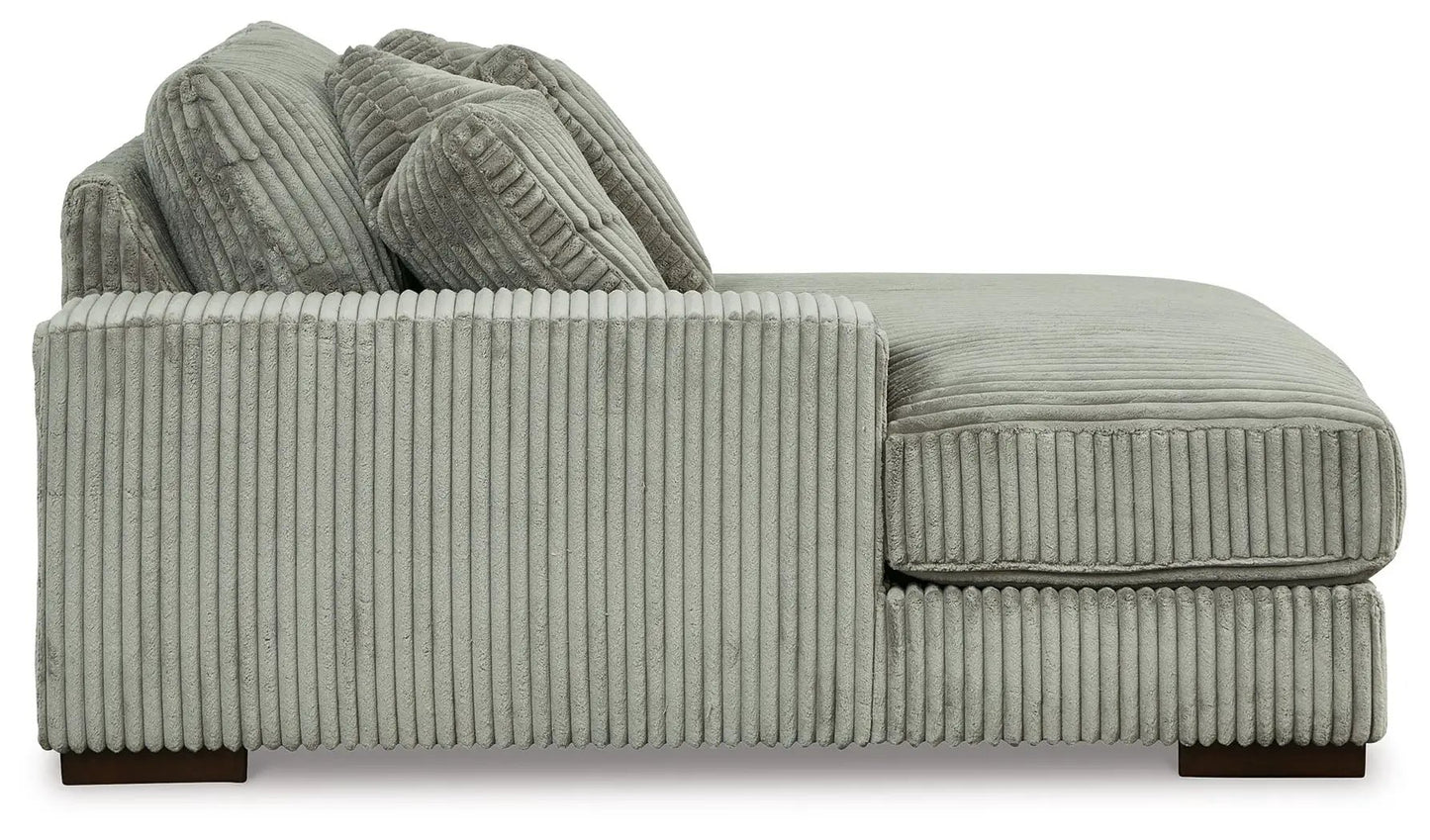 Lindyn Sectional Sofa with Cord Upholstery