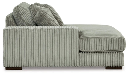 Lindyn Sectional Sofa with Cord Upholstery