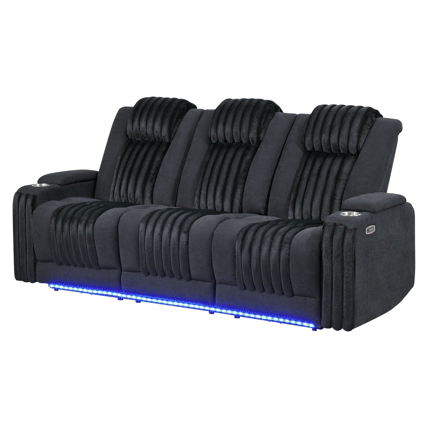 Duran Power Reclining Sofa and Drop Down Table