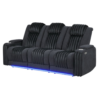 Duran Power Reclining Sofa and Drop Down Table