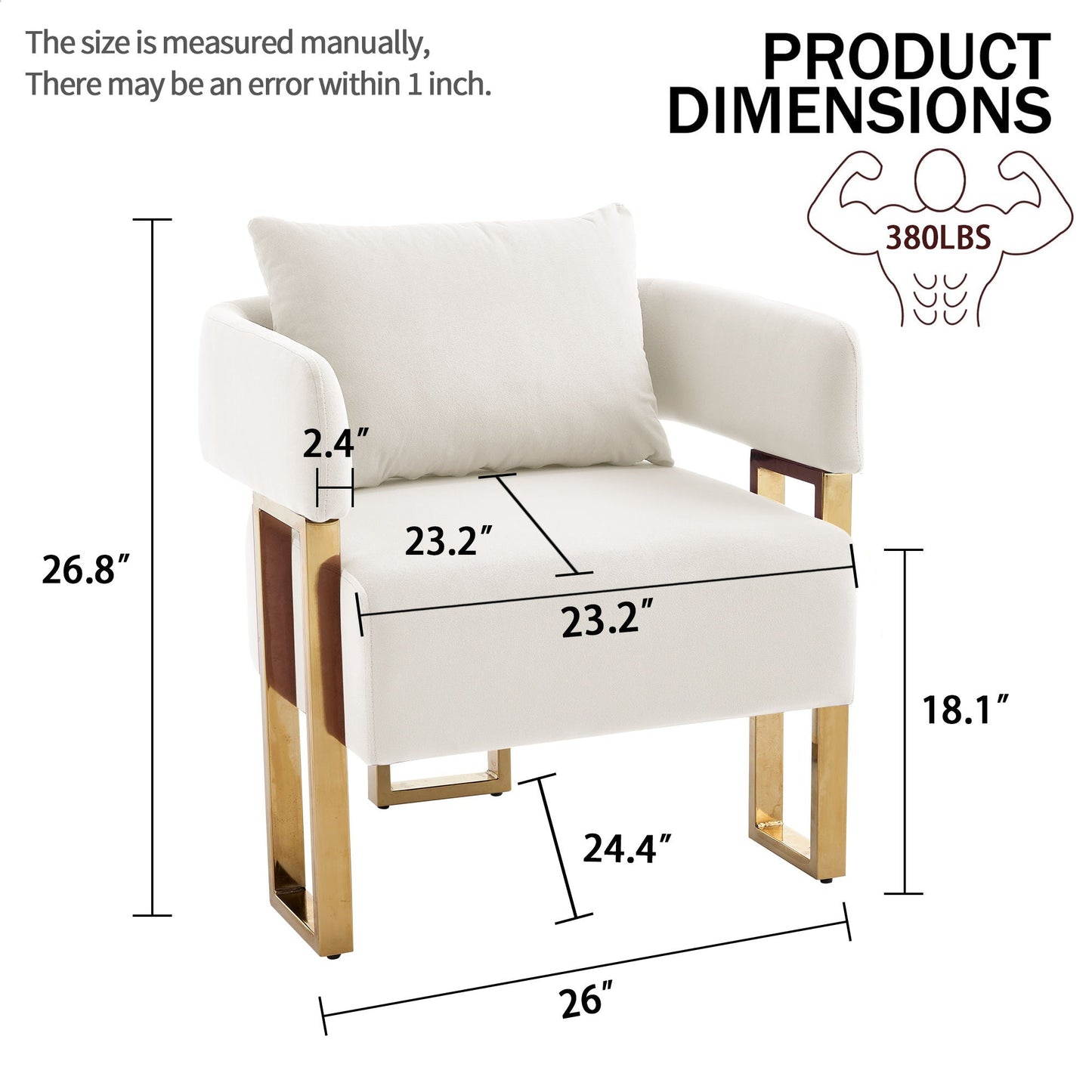 Modern Classic Decorative Chair with Teddy Fleece Upholstery, cream fabric, HouseOfZazla on Tampa Home & Garden Store