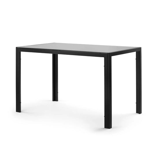 Dining Table black metal frame with glossy grey top Unique Piece Furniture on Tampa Home & Garden Store
