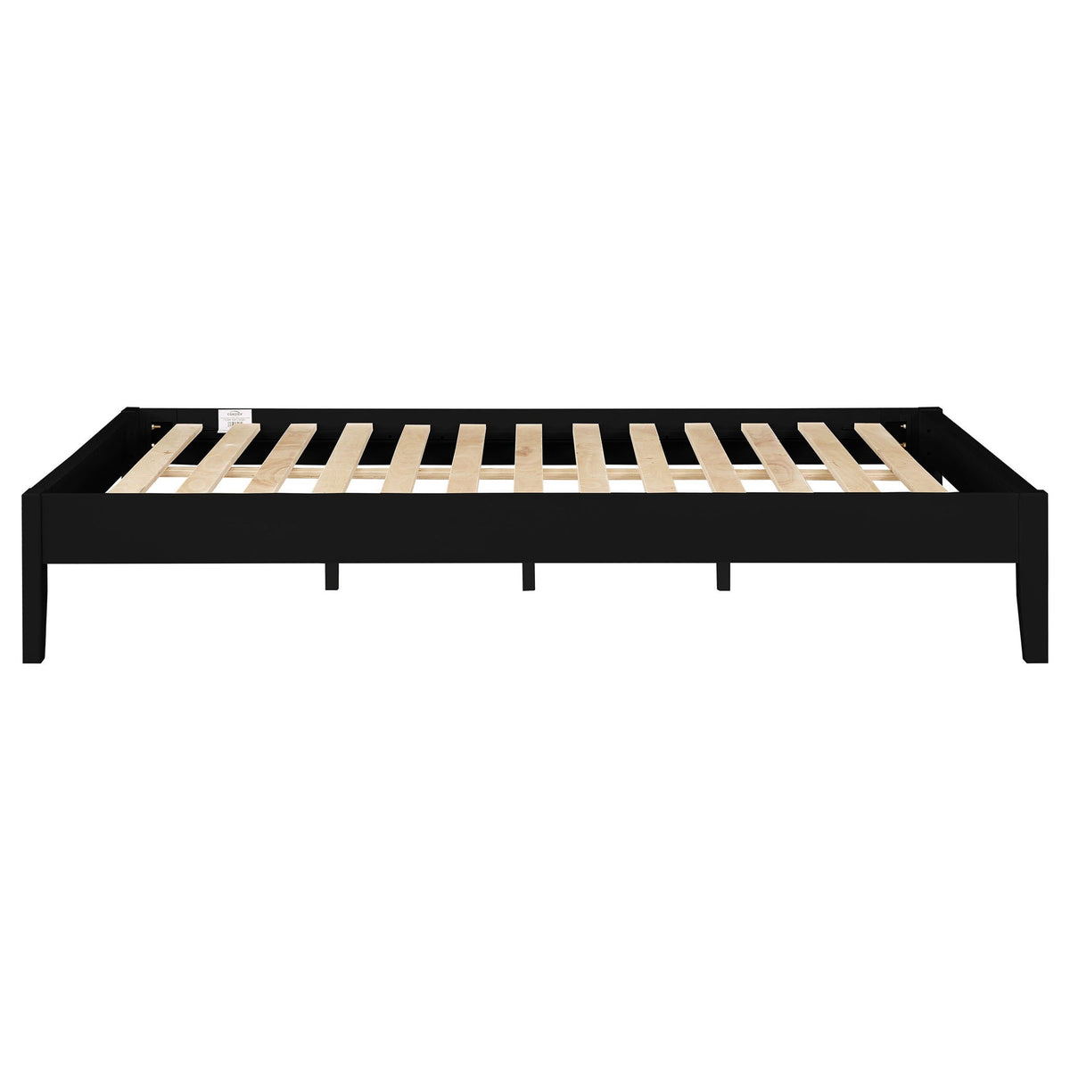Ridgeview Queen storage panel bed by HouseOfZazla, black low-profile frame on Tampa Home & Garden Store