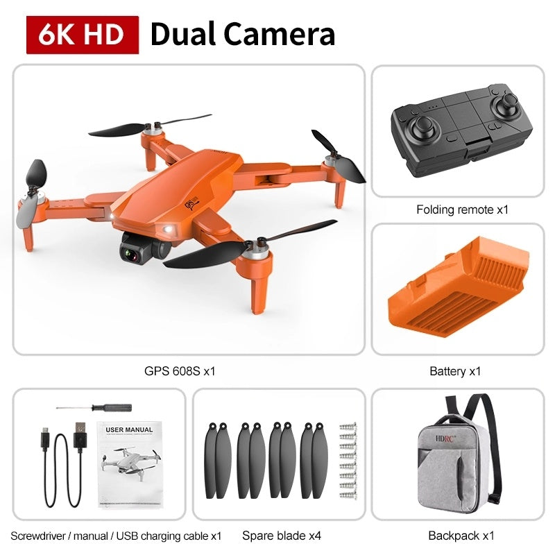 GPS High-definition Dual Camera drone x1 by Sell My Stuff with folding remote x1 and battery on Tampa Home & Garden Store