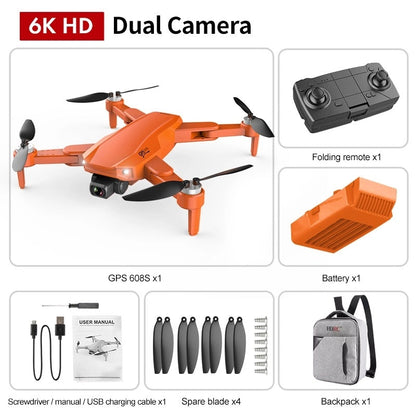 GPS High-definition Dual Camera drone x1 by Sell My Stuff with folding remote x1 and battery on Tampa Home & Garden Store