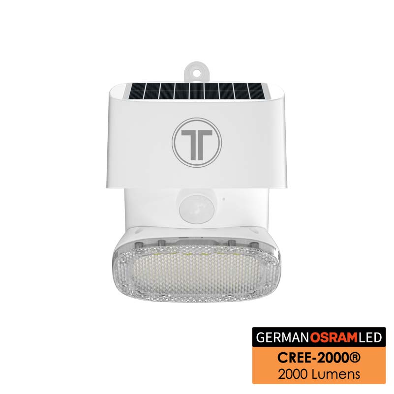 Cree-1000® Outdoor Motion Sensor Solar Light | German Osram | Dusk to Dawn | 2-Pack