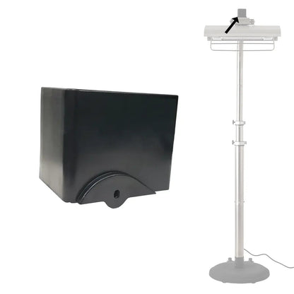 02117/02678 switch box with patio heater stand, black metal housing for replacement parts on Tampa Home & Garden Store