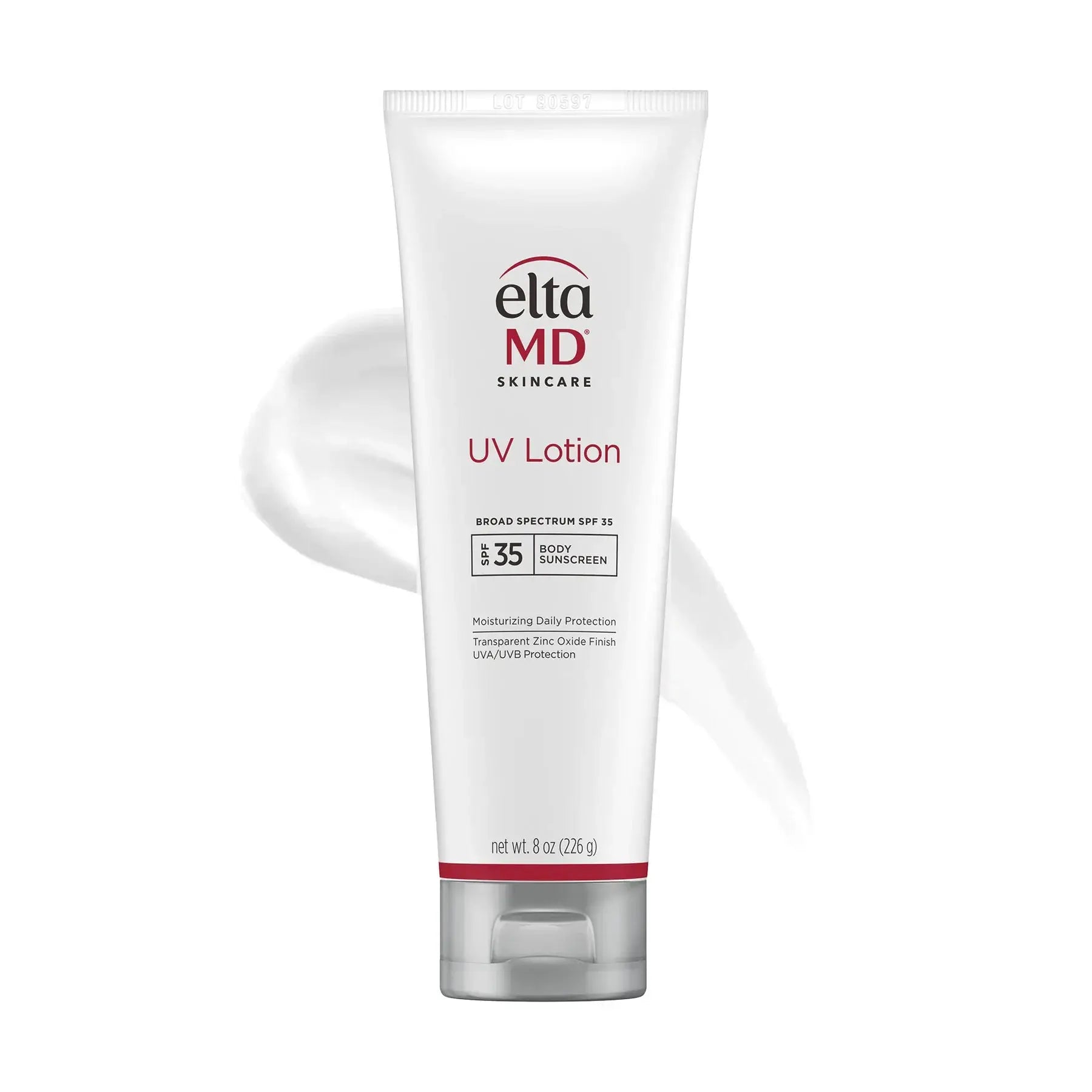 EltaMD UV Lotion Broad Spectrum SPF 35 body sunscreen 8 oz white tube on Tampa Home & Garden Store