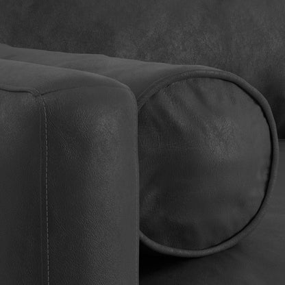 Morrison Brazilian Leather Sofa and Ottoman Set