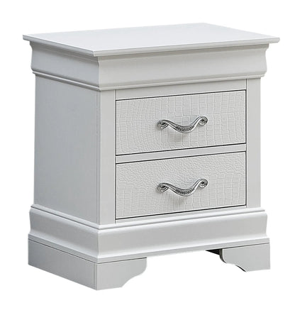 Decorative Nightstand with Modern Accents