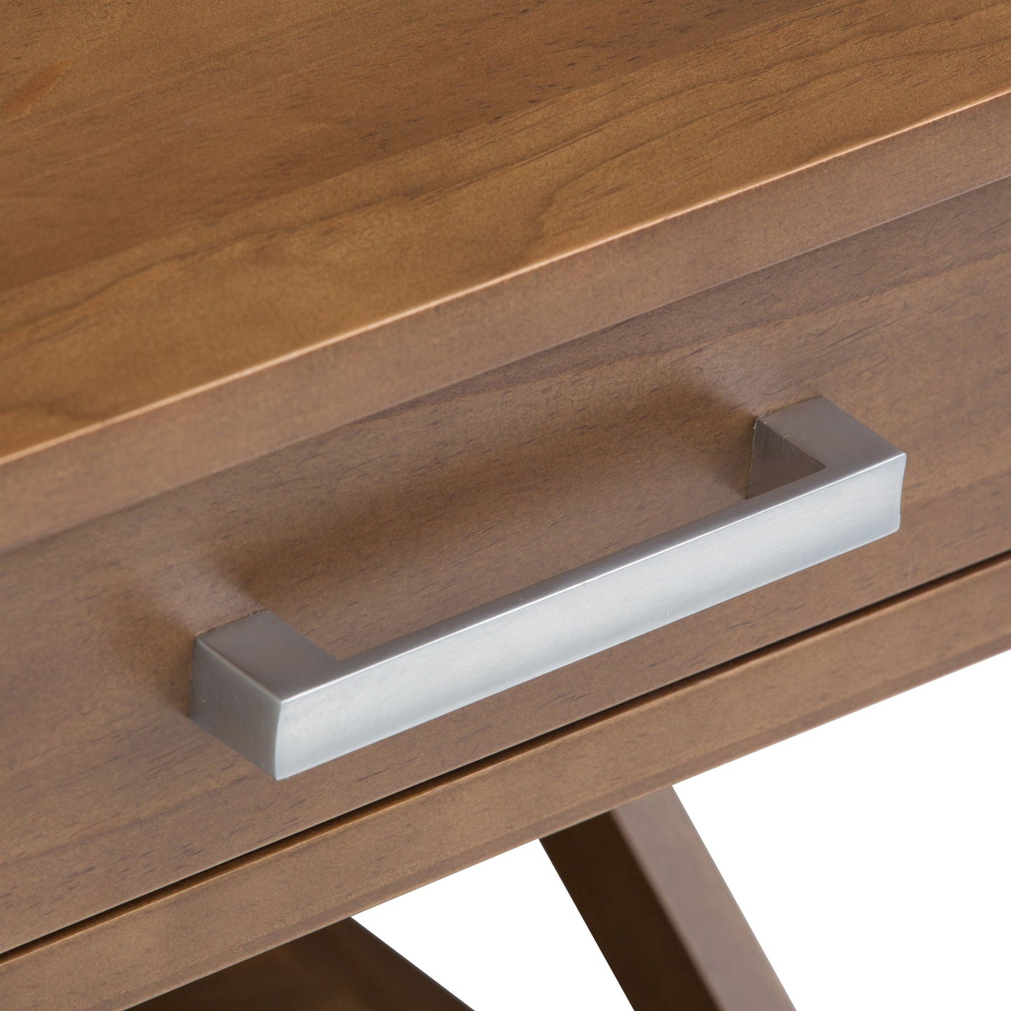 Kitchener Solid Wood End Table with Brown Stain