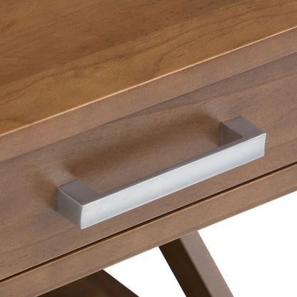 Kitchener Solid Wood End Table with Brown Stain