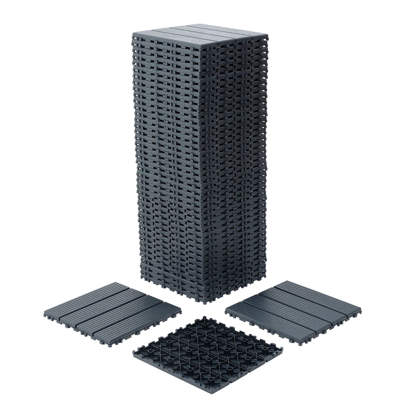 Interlocking Wood Deck Tiles And Outdoor Patio