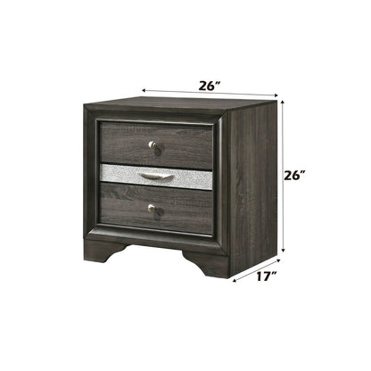 Naima Chic Nightstand With Jewelry Drawer