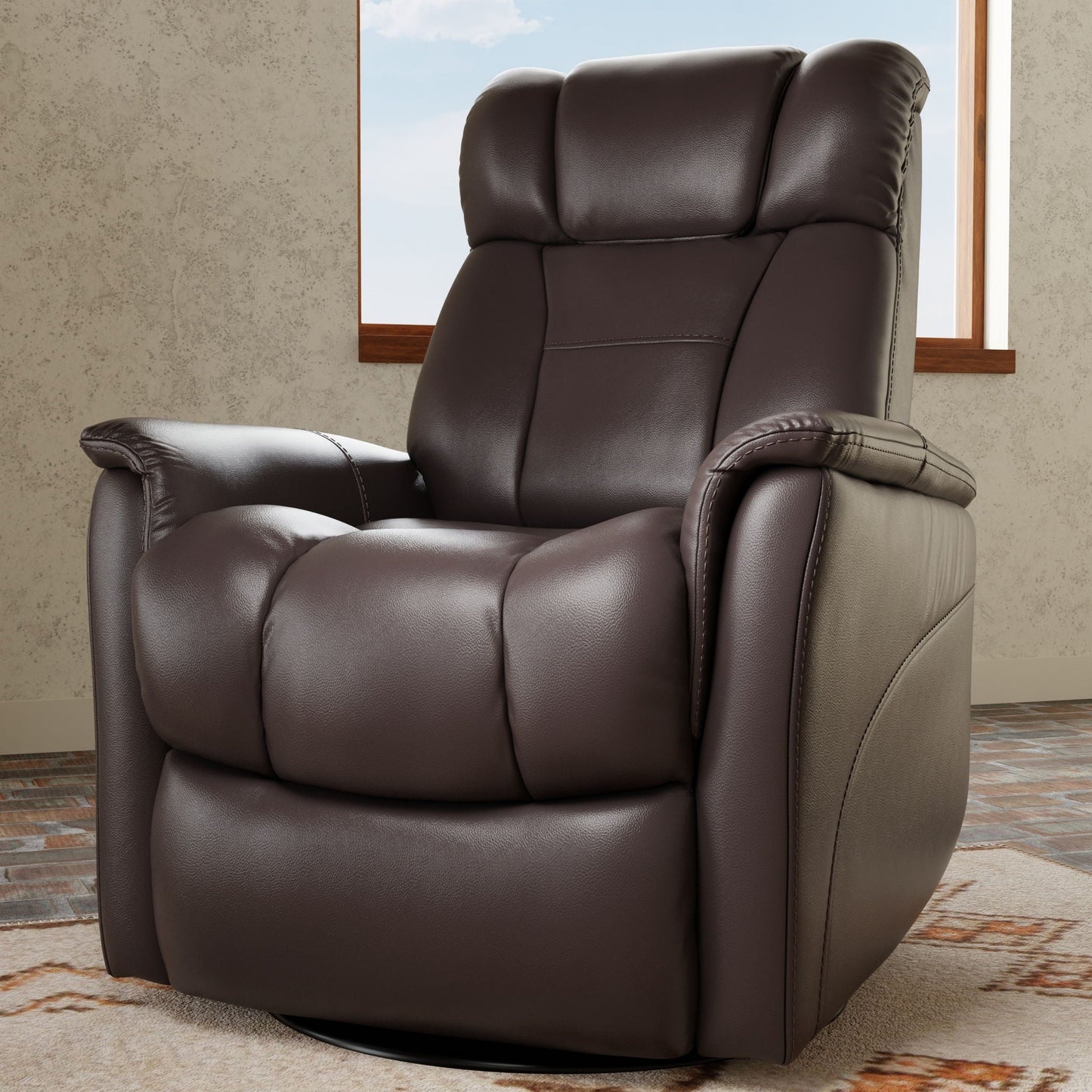 Bentley Swivel Glider Recliner with Footrest