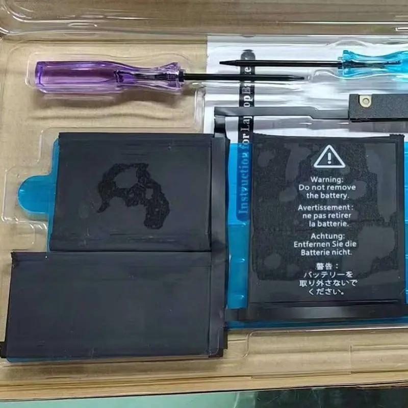 FLIPSTYLEZLLC replacement laptop battery kit for A1707/A1820 with blue tab in black/blue pack on Tampa Home & Garden Store