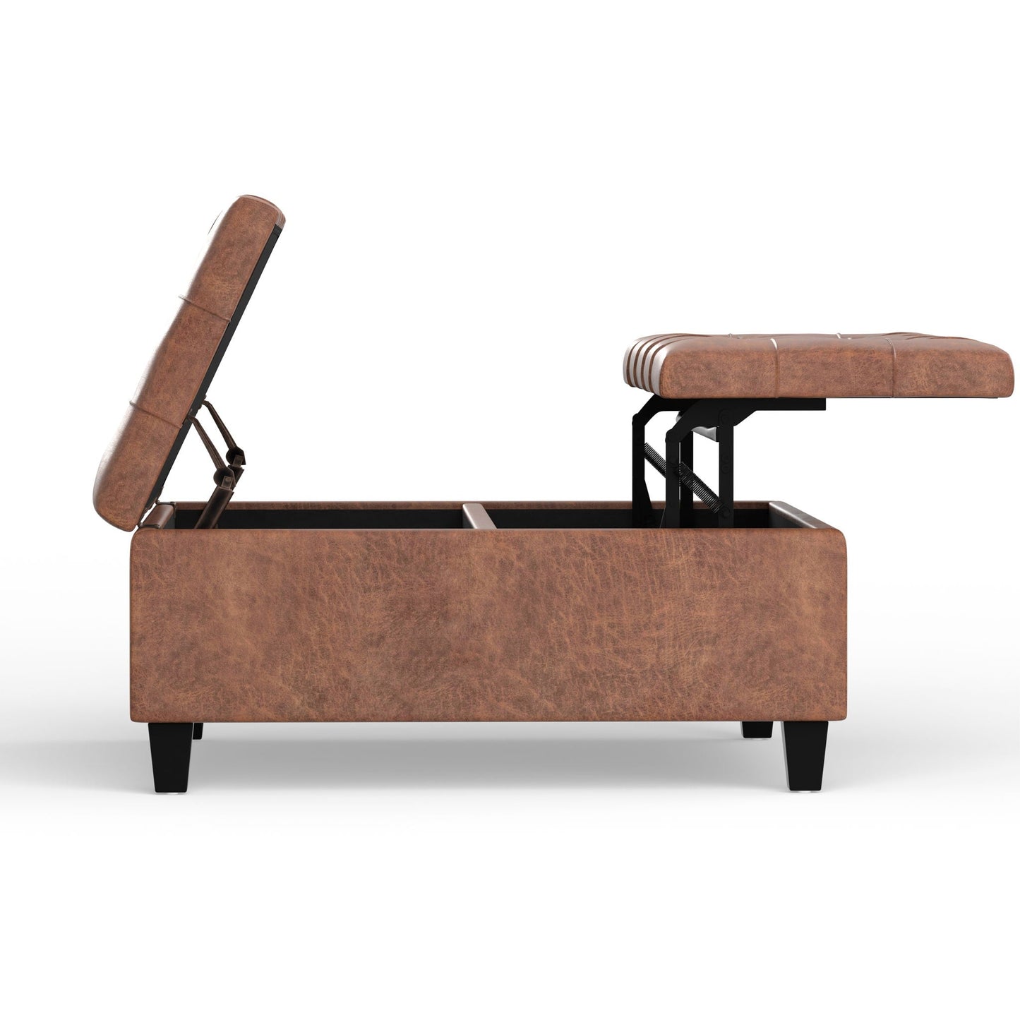 Harrison Upholstered Coffee Table Storage Ottoman